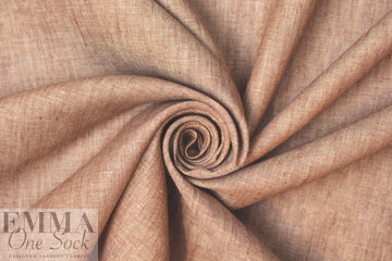 fine quality cross dye linen - ruddy brown 2 yds