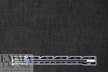 fine quality cross dye linen - black/loden 1.75 yd