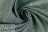 fine quality cross dye linen - black/light sage 1.875 yd