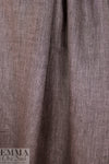 fine quality cross dye linen - off-black/dusty wisteria 1.5 yds