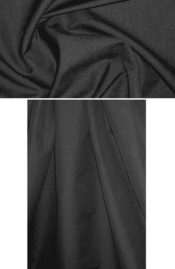 Japanese medium weight linen - black
