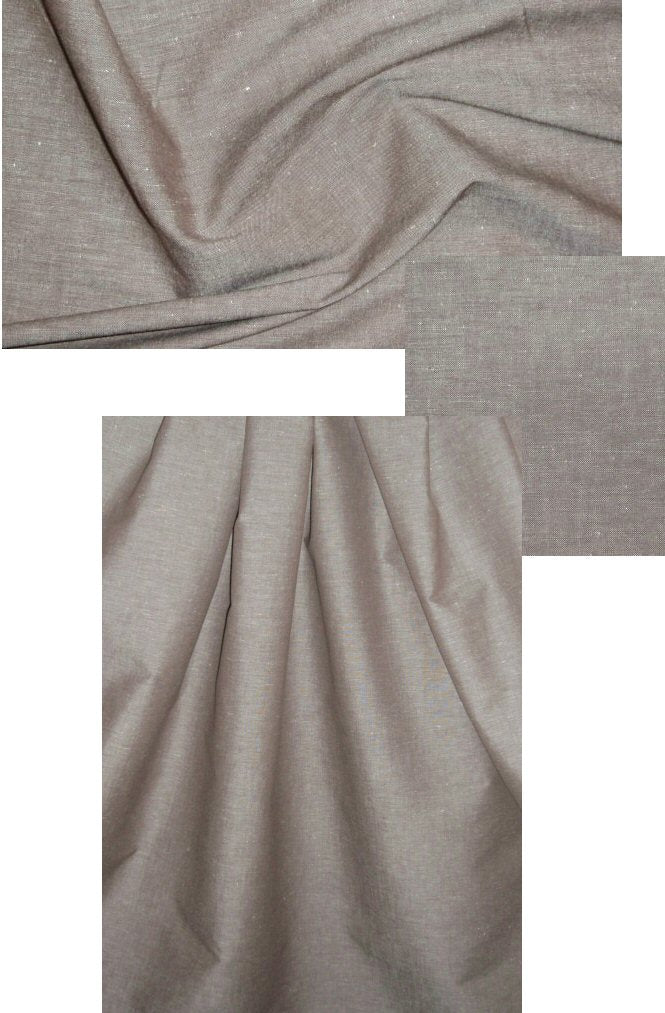 Japanese (Armani) linen/cotton - driftwood 1.625 yd