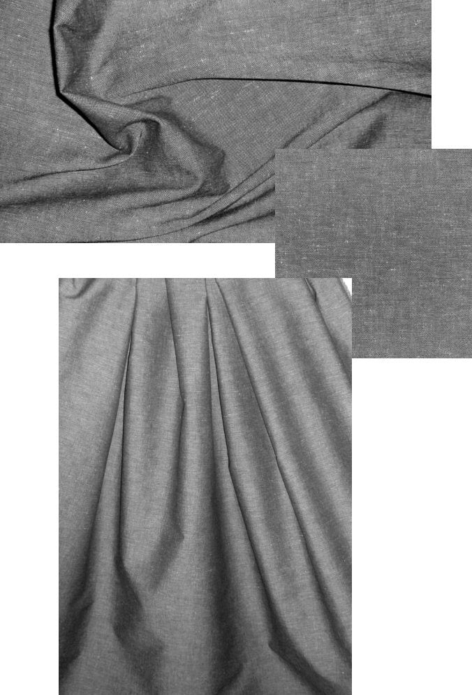 Japanese (Armani) linen/cotton - salt/pepper