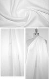 lovely quality light weight linen - white 1.5 yd
