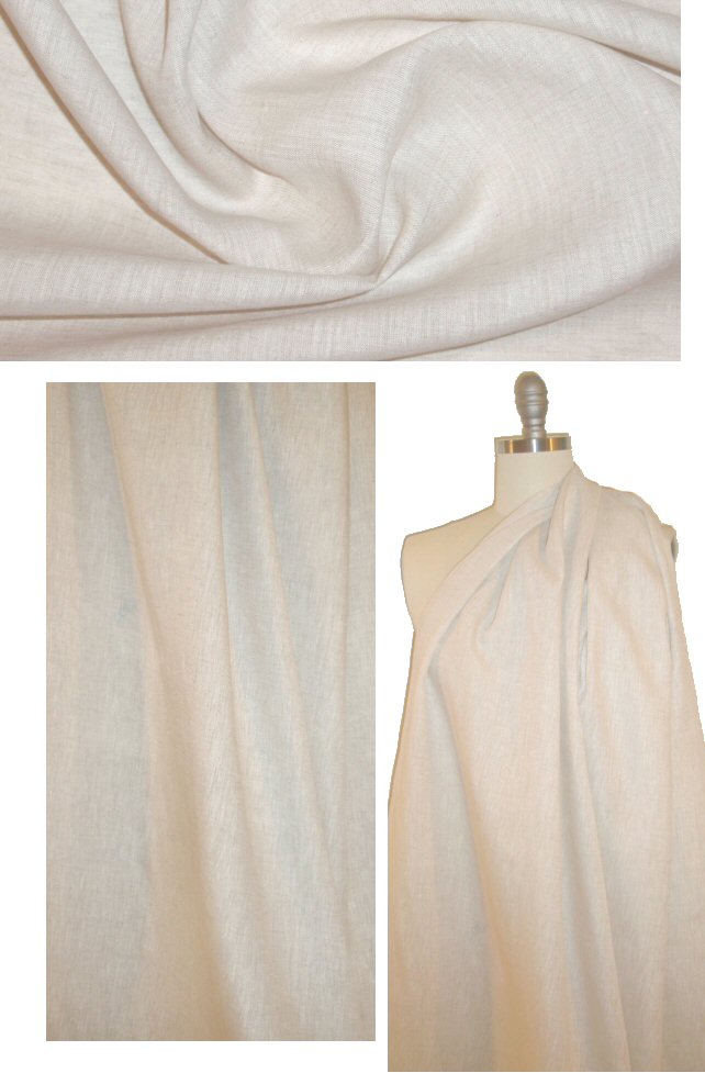 lovely quality light weight linen - oatmeal