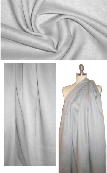 lovely quality light weight linen - light gray 2 yds
