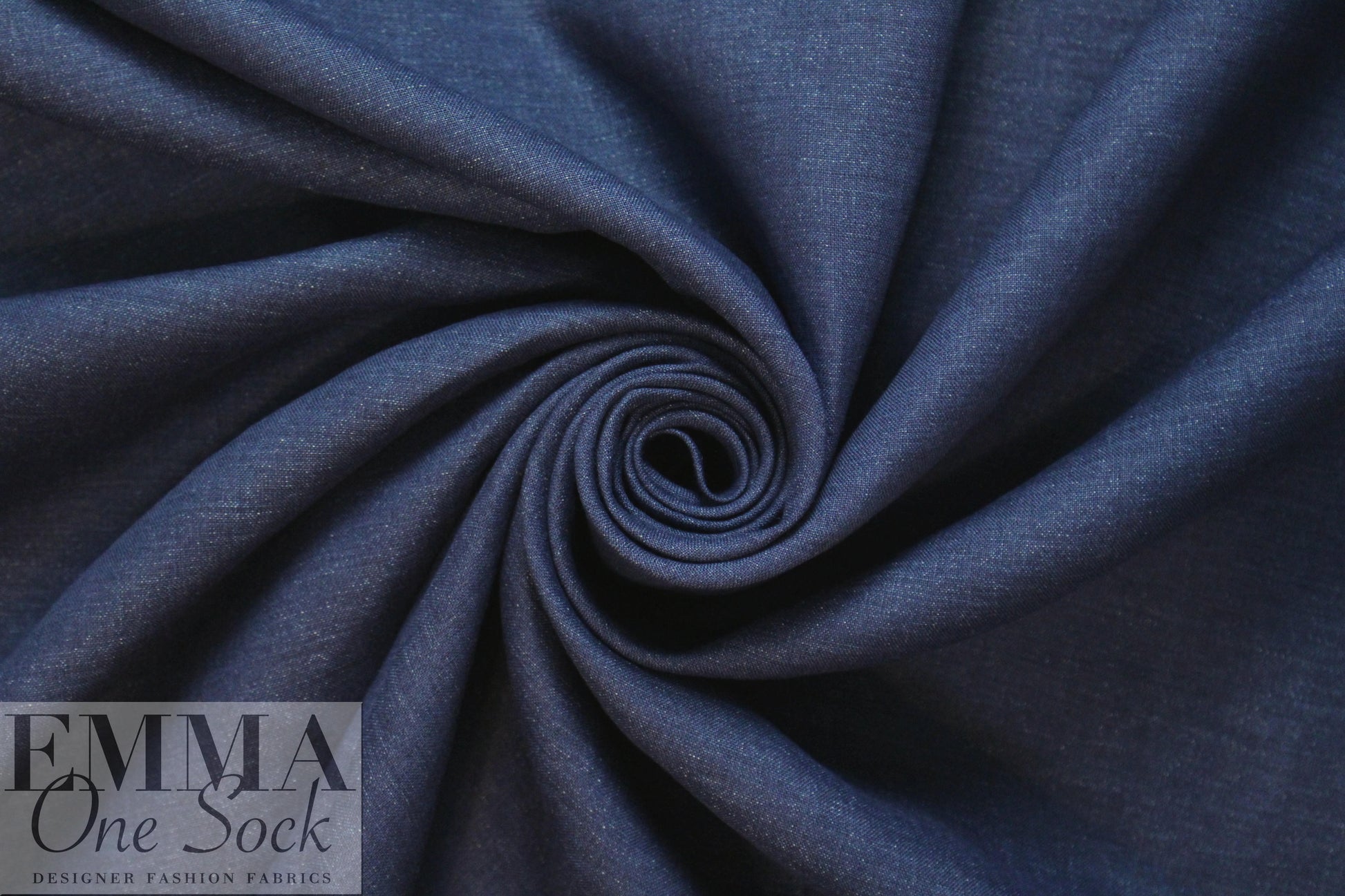 fine quality cross dye linen - blue indigo .75 yds
