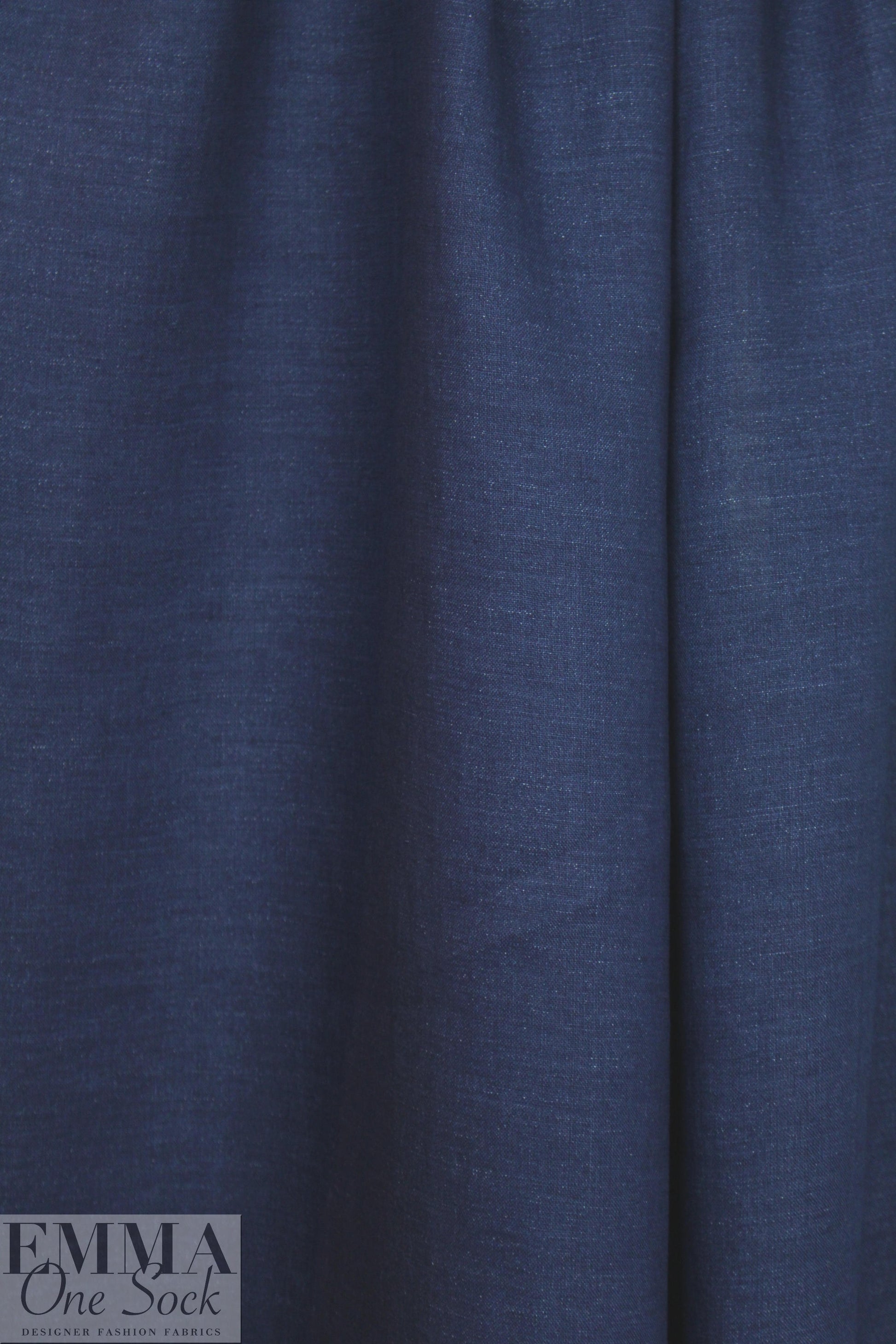fine quality cross dye linen - blue indigo .75 yds