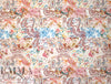 Etr0 floral patchwork linen/cotton blend woven .75 yds