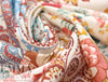 Etr0 floral patchwork linen/cotton blend woven .75 yds