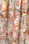 Etr0 floral patchwork linen/cotton blend woven .75 yds