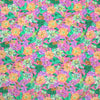 Italian linen 'pink oasis' printed dressweight woven 2.25 yd