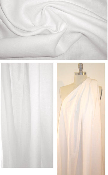 medium weight linen - soft white