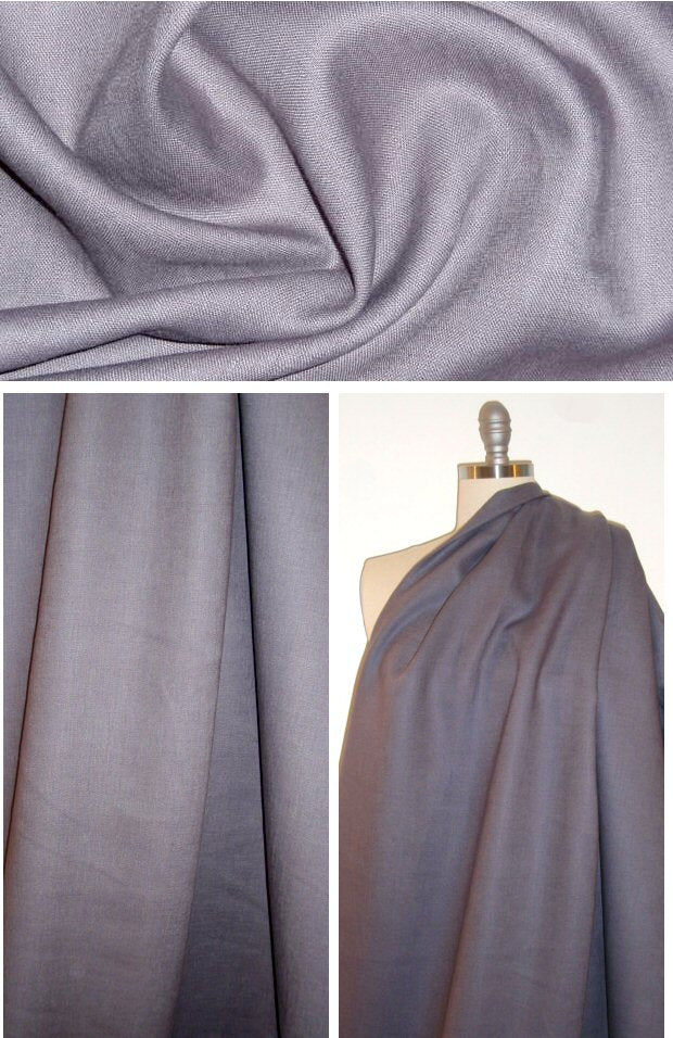 medium weight linen - cool gray 1.25 yds