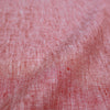 fine quality medium weight cross dye linen - red clay/white 2 yds