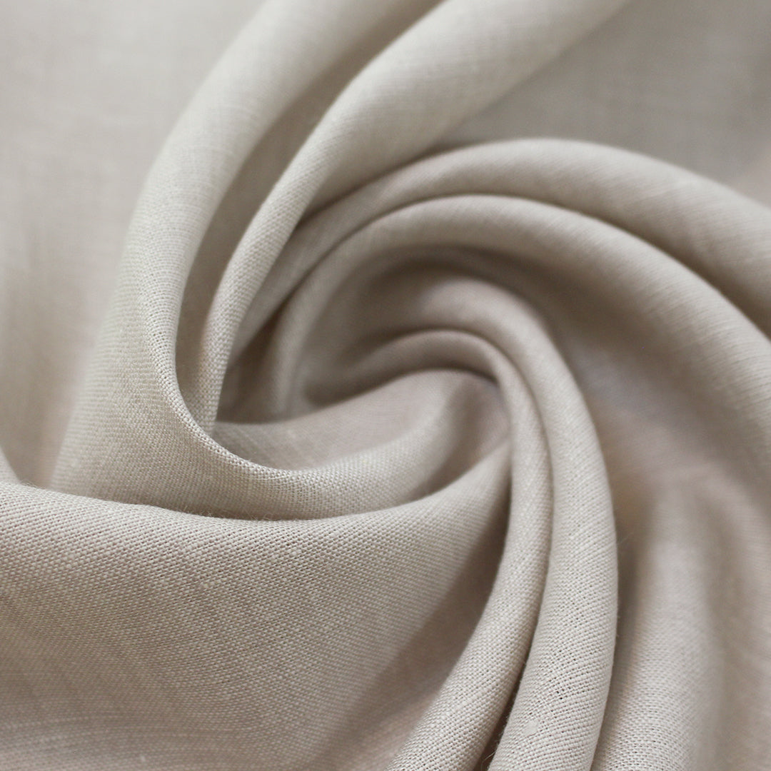 European linen lightweight woven- light taupe 1.5 yd
