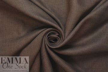 fine quality cross dye linen - bark/midnight 1.5 yd