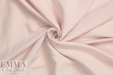 'bizet' slubby light weight linen - pale pink blush