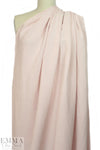 'bizet' slubby light weight linen - pale pink blush 1.66 yds