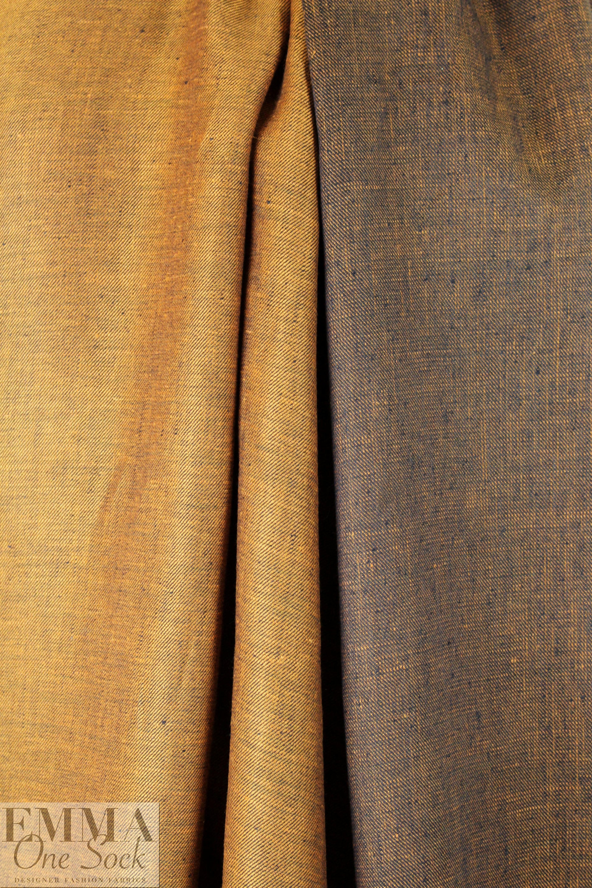 European medium weight linen woven - spicy twill 1.33 yds
