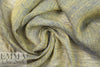 fine quality open weave cross dye linen - cobalt/yellow