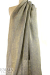 fine quality open weave cross dye linen - cobalt/yellow