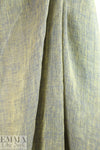 fine quality open weave cross dye linen - cobalt/yellow 1.875 yd
