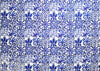 100% linen digital print - Moroccan tile
