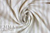 coastal stripe linen/rayon woven - beige/soft white .625 yds