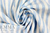 coastal stripe linen/rayon woven - chambray blue/soft white 2.25 yd