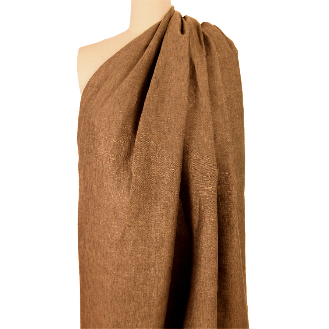 linen/cotton medium weight cross dye woven - cork .625 yds