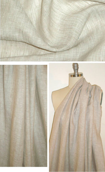 cross-dye lightweight linen - natural/cream