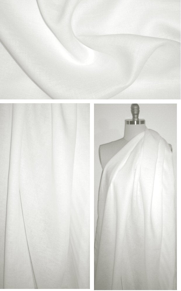 Ulster linen - lightweight soft white .66 yds