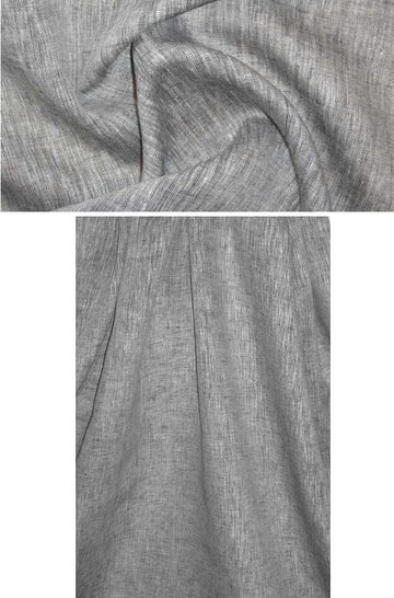 designer collection cross-dye linen - salt/pepper 1.625 yds
