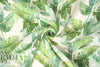 100% linen digital print - banana palms
