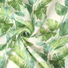 European 'banana palms' mid-weight linen woven