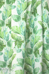 100% linen digital print - banana palms 1.75 yds