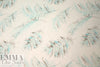 100% linen digital print - feather fern leaf 1.75 yd