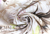 European linen digital print - zebra palms 2 yd