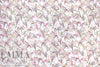 European linen digital print - winding flowers .75 yds