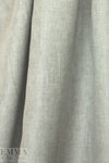 Italian medium weight linen twill - light gray/white