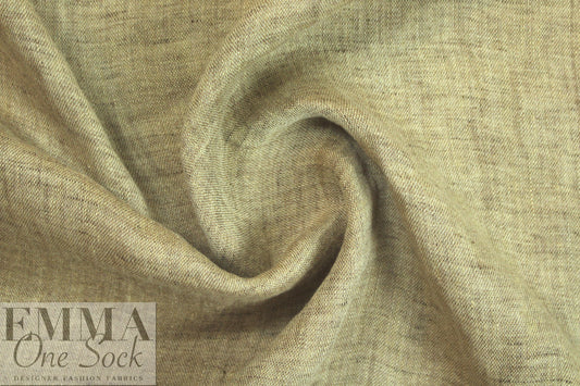 CA designer bohemian linen doublecloth - hemp