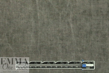 Italian 'hand-dyed' linen woven - storm .625 yds