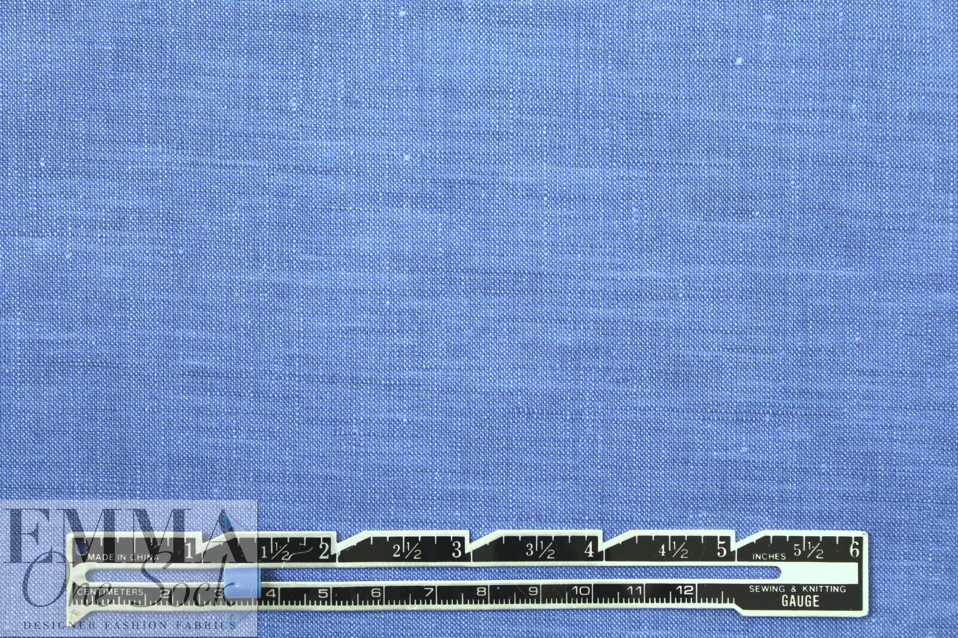 European medium-light weight linen woven - French blue