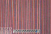 NY designer fine quality cross dye linen stripe - brick 1.88 yds