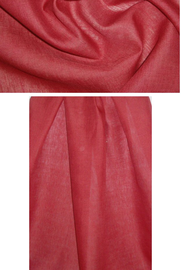 designer collection cross-dye linen - brick 1.875 yd