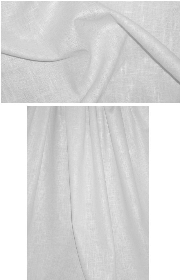 Irish linen - medium weight white