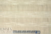 Italian natural novelty stripe linen woven