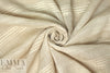 Italian natural novelty stripe linen woven
