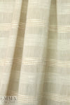 Italian natural novelty stripe linen woven 1.125 yds